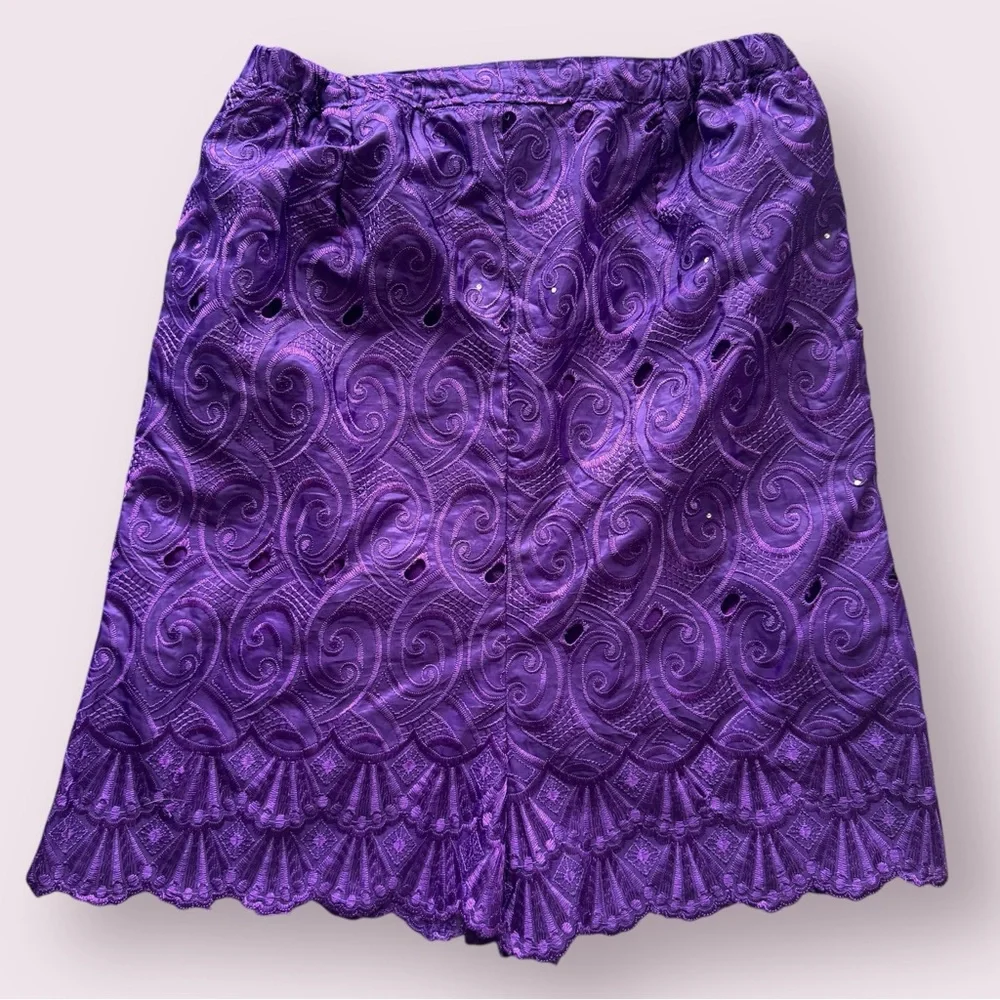 Vintage Purple Skirt Set with Top, Whimsygoth Witchcore Regency Vibes - Picture 10 of 14